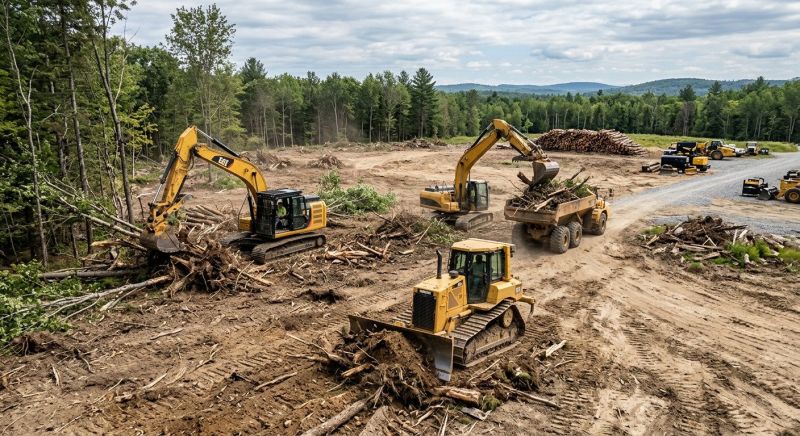 Commercial Lot Clearing in Cumming, GA