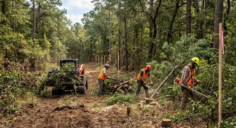 Slope Clearing in Gwinnett County, GA